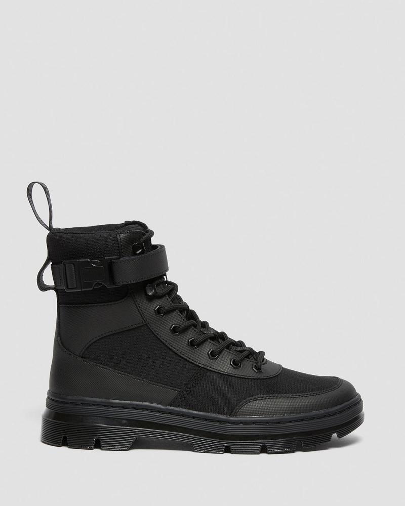 Botas Casuales Dr Martens Combs Tech Poly Hombre Negros | MX 33YXF